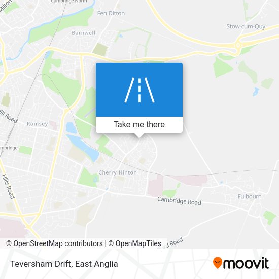 Teversham Drift map