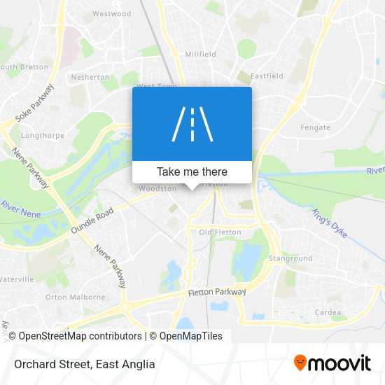 Orchard Street map