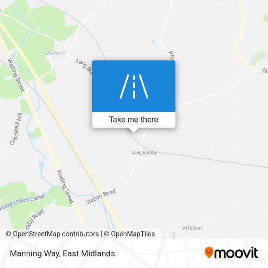 Manning Way map