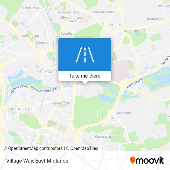 Village Way map