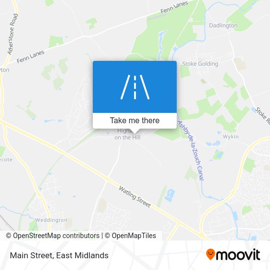 Main Street map
