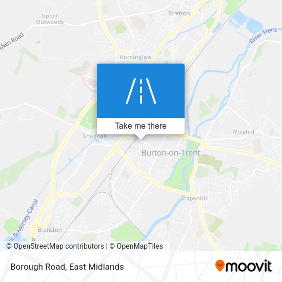 Borough Road map