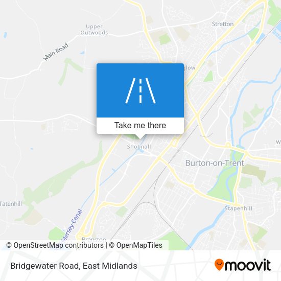 Bridgewater Road map