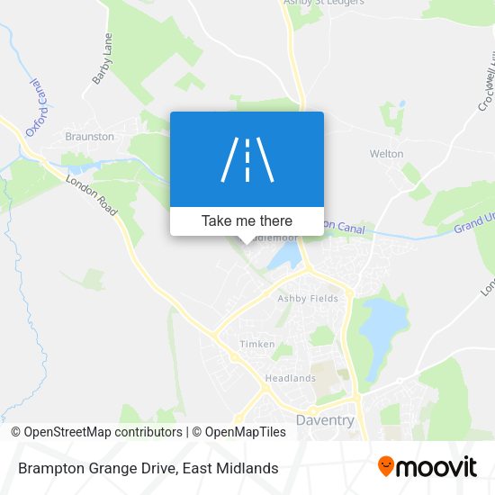 Brampton Grange Drive map