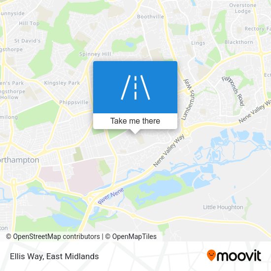 Ellis Way map