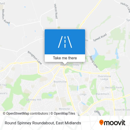 Round Spinney Roundabout map