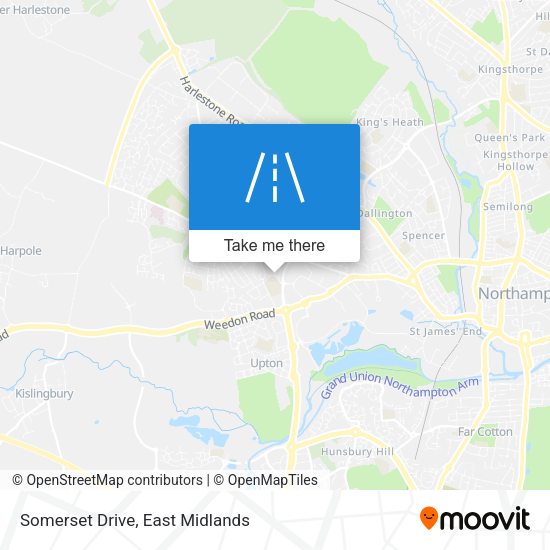 Somerset Drive map