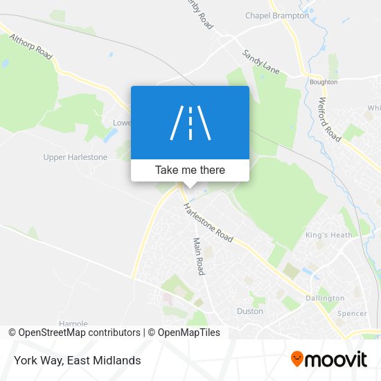 York Way map
