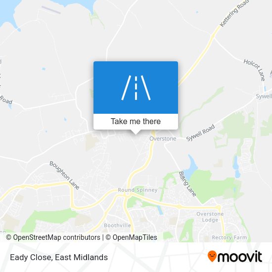 Eady Close map