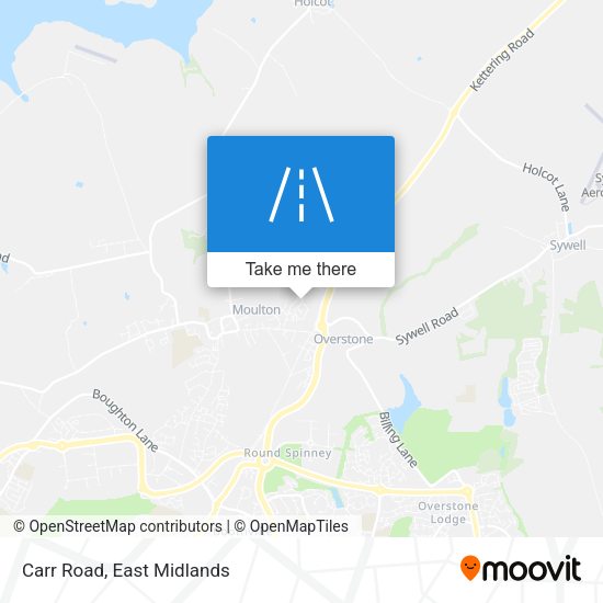 Carr Road map