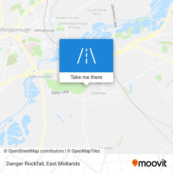Danger Rockfall map