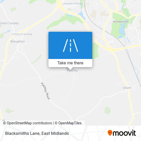 Blacksmiths Lane map