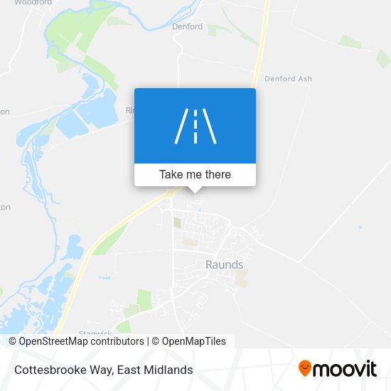 Cottesbrooke Way map