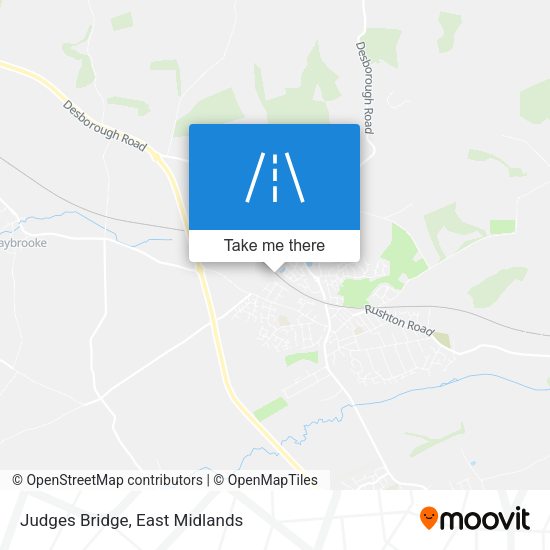 Judges Bridge map