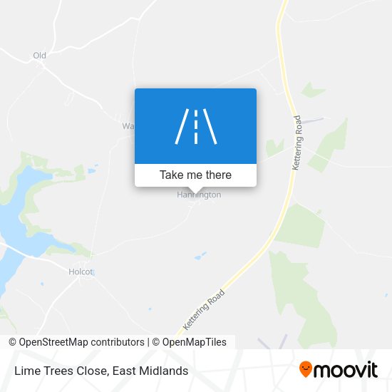 Lime Trees Close map