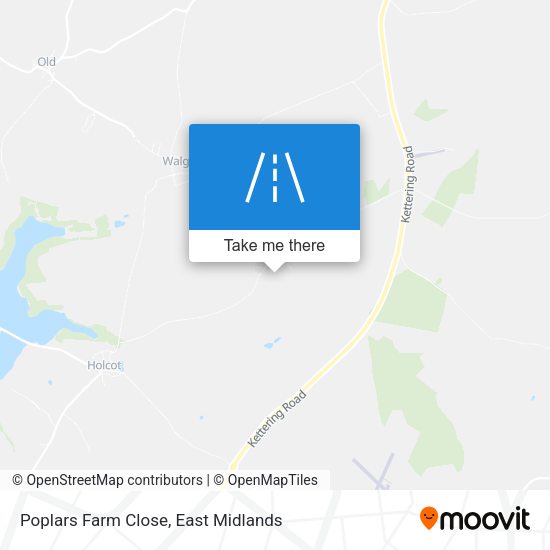 Poplars Farm Close map