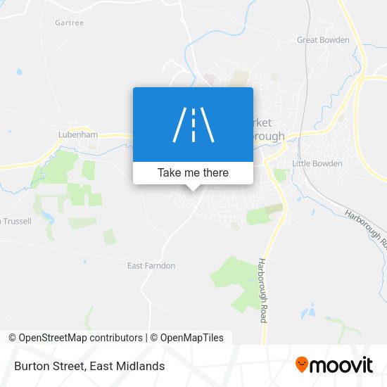 Burton Street map