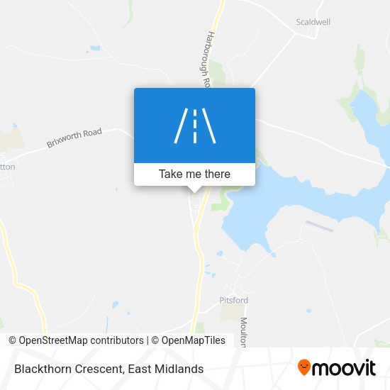 Blackthorn Crescent map