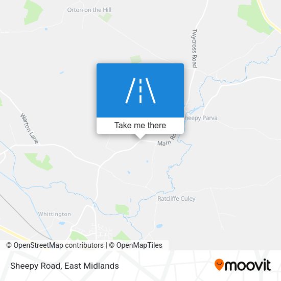 Sheepy Road map