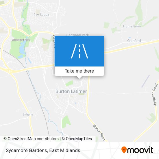Sycamore Gardens map