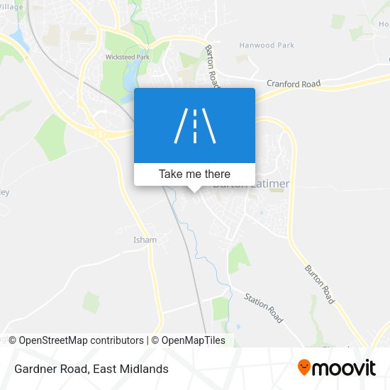 Gardner Road map