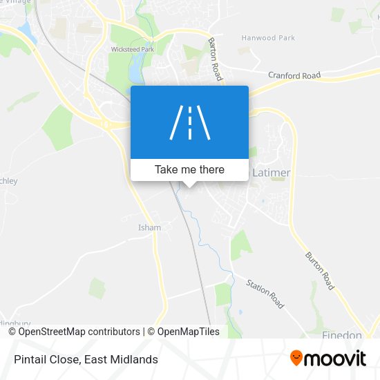 Pintail Close map