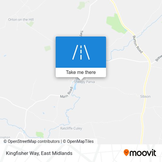 Kingfisher Way map