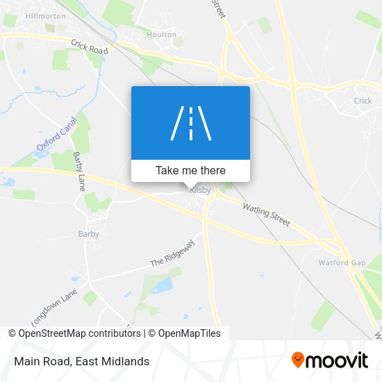 Main Road map