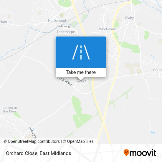 Orchard Close map