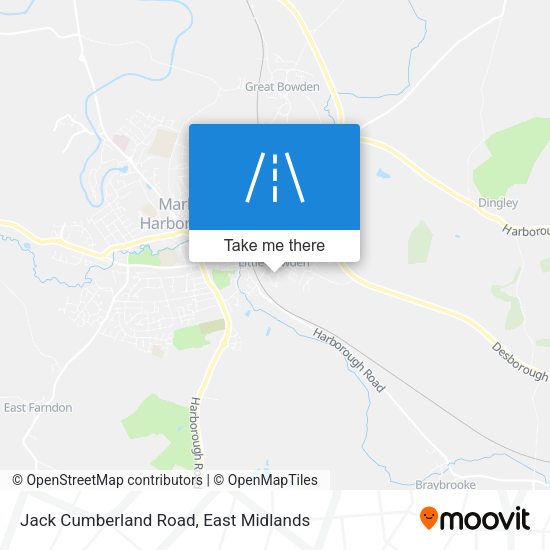 Jack Cumberland Road map