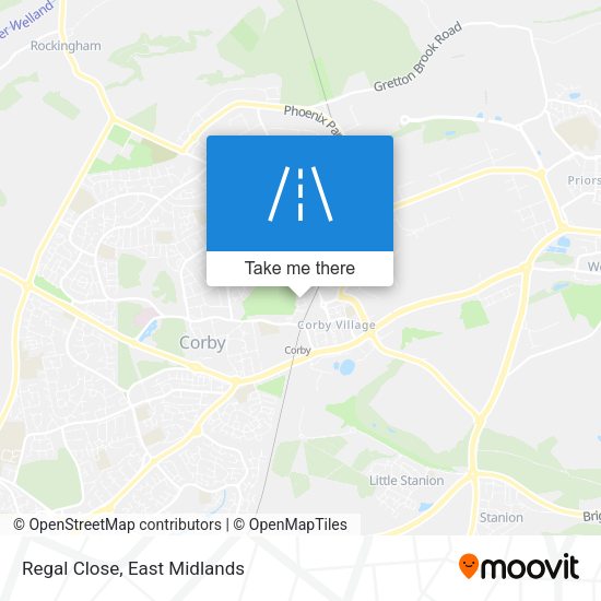 Regal Close map