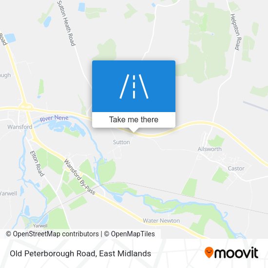 Old Peterborough Road map