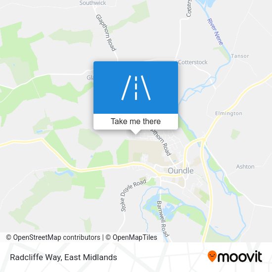 Radcliffe Way map