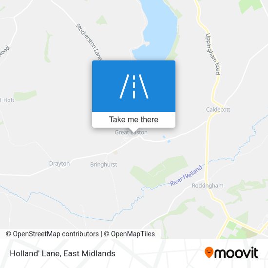 Holland' Lane map