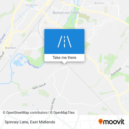 Spinney Lane map