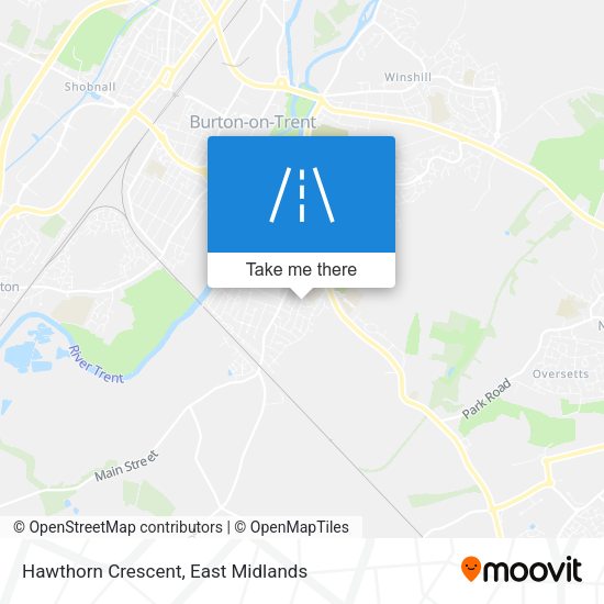 Hawthorn Crescent map