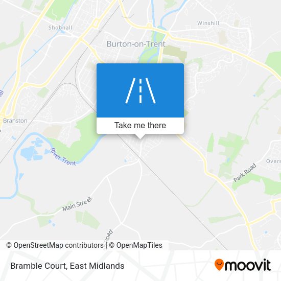 Bramble Court map