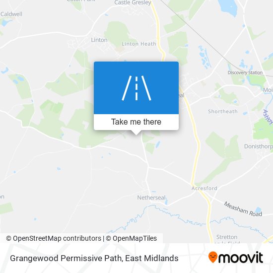 Grangewood Permissive Path map