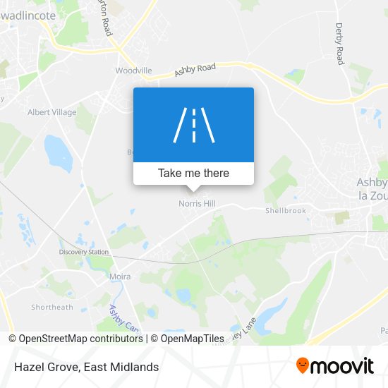 Hazel Grove map
