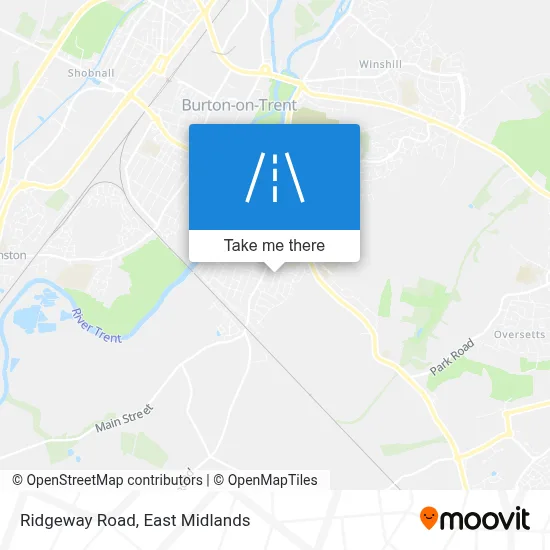 Ridgeway Road map