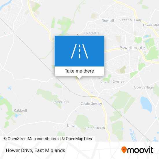 Hewer Drive map