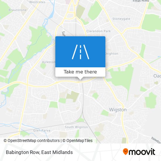 Babington Row map