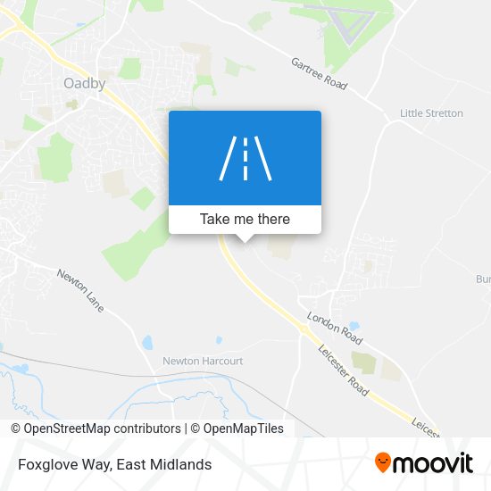 Foxglove Way map