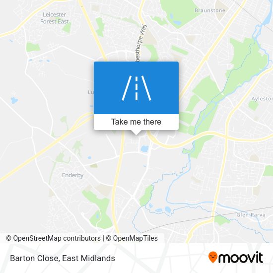 Barton Close map