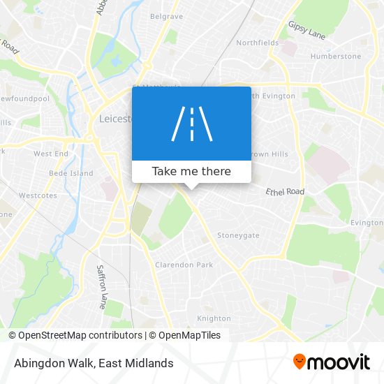 Abingdon Walk map