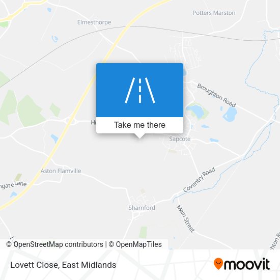 Lovett Close map