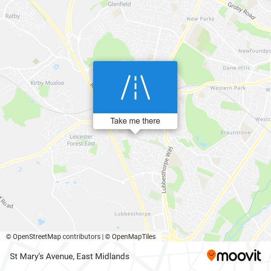 St Mary's Avenue map