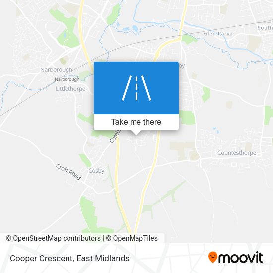 Cooper Crescent map