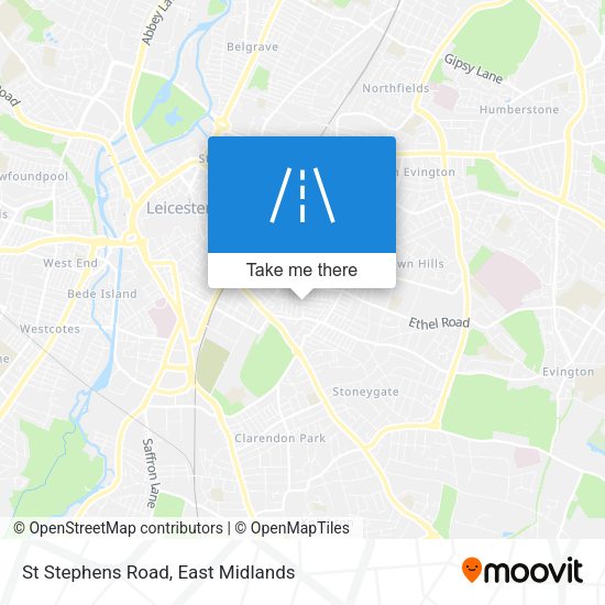 St Stephens Road map