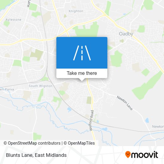 Blunts Lane map